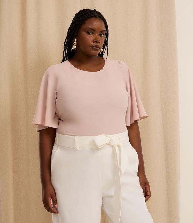 Blusa em Crepe com Amarração na Cintura Curve & Plus Size - 2