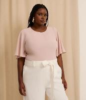 Blusa em Crepe com Amarração na Cintura Curve & Plus Size - 2