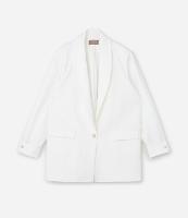 Blazer em Alfaiataria com Botão Gold Curve & Plus Size - 1