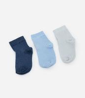 Kit 03 Meias Infantis Básicas - Tam 6 a 12 meses - 1