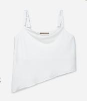 Blusa Acetinada com Decote Degagê e Barra Irregular Curve & Plus Size - 1