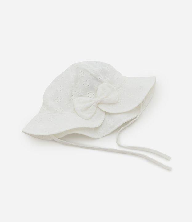 Chapéu Infantil com Lacinho e Textura - Tam Único - 1