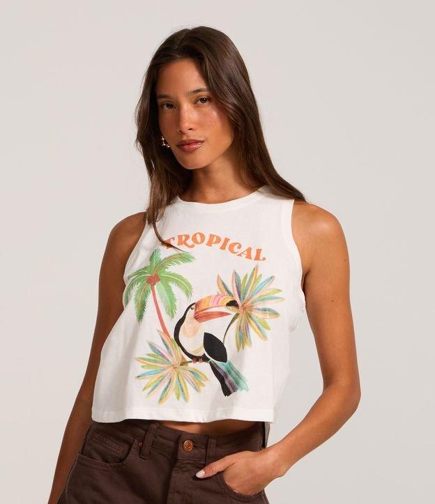 Regata com Estampa Tucano com Coqueiros - 2