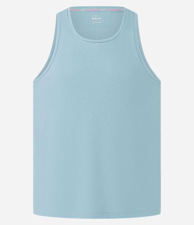 Regata Esportiva Nadador com Tecnologia Dry com Textura Quadriculada - 1