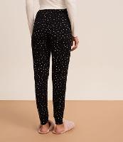 Calça de Pijama Jogger em Viscose com Estampa Poá - 2