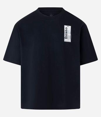 Camiseta Boxy em Algodão com Estampa da Banda Fresno