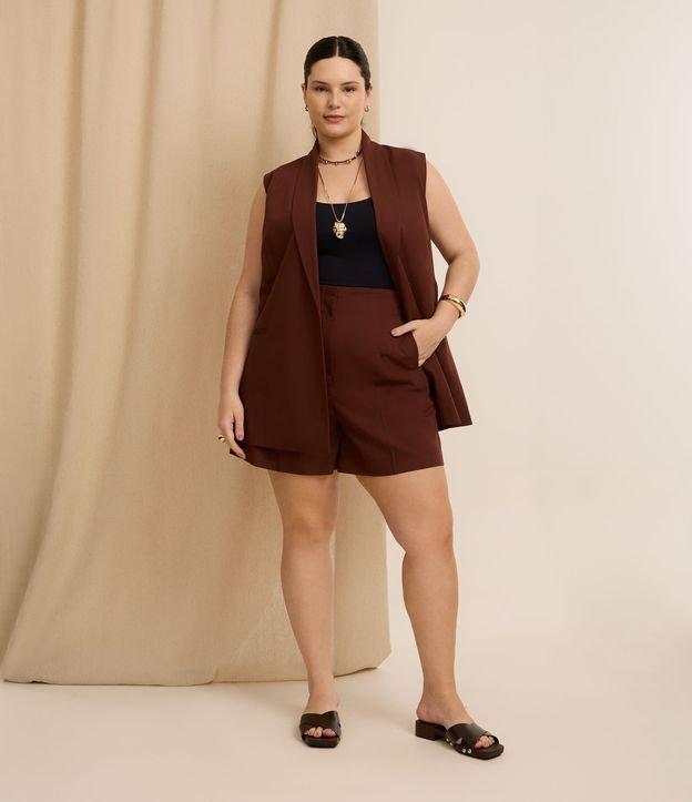 Short Alfaiataria com Elástico no Cós Curve & Plus Size - 3