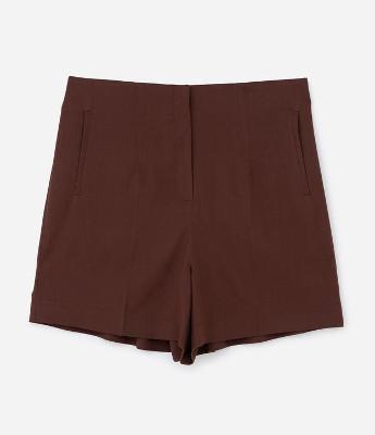 Short Alfaiataria com Elástico no Cós Curve & Plus Size