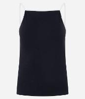 Blusa Seamless com Viés e Alças Contrastantes - 1