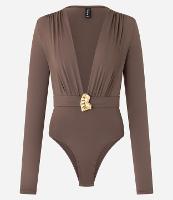 Body com Decote Profundo e Aviamento Aplicado - 2