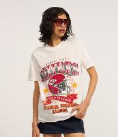 Camiseta Alongada em Algodão com Estampa Chiefs - 2