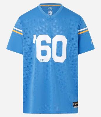 Camiseta Esportiva com Tecnologia Dry e Estampa Los Angeles Chargers NFL