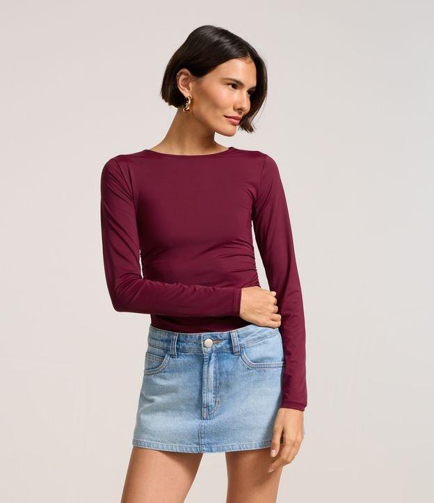 Body em Poliamida com Franzido Lateral - 3