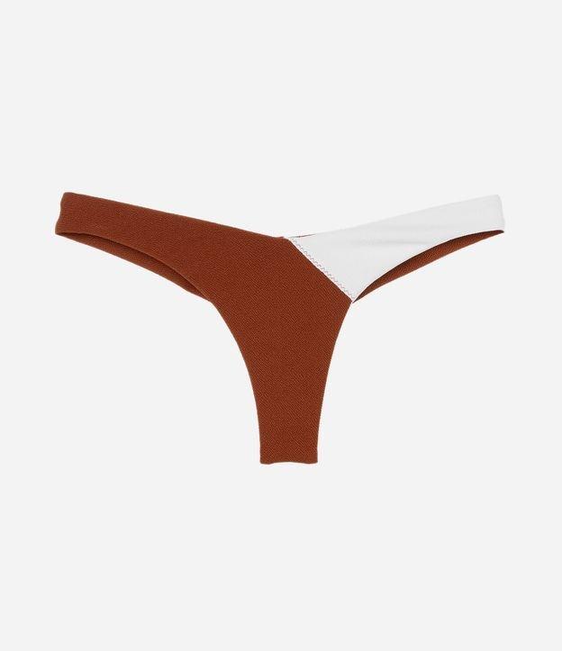 Biquíni Calcinha Asa Delta em Microfibra Texturizada com Empina Bumbum - 1