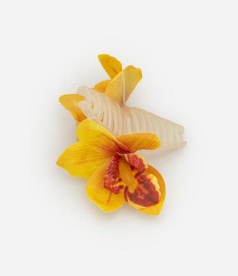Piranha de Cabelo com Forma de Flor