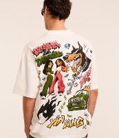 Camiseta Oversized em Algodão com Estampa Tasha e Tracie - 2