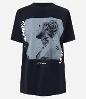 Camiseta Regular em Algodão com Estampa Justin Bieber - 1