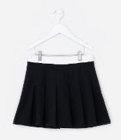 Saia Infantil com Pregas e Cós Contrastante - Tam 5 a 14 Anos - 1