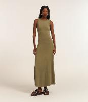 Vestido Evasê em Algodão sem Manga - 2