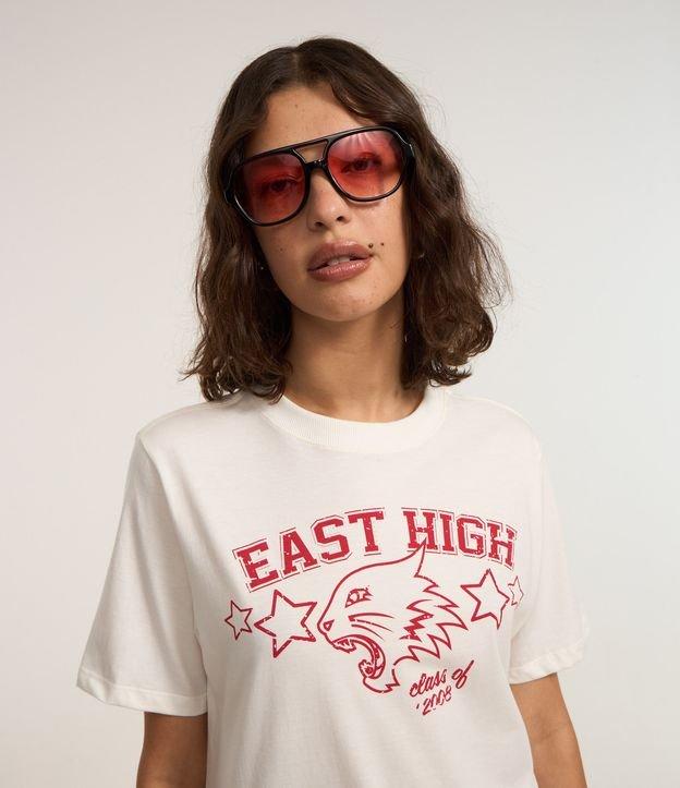 Camiseta Alongada em Algodão com Estampa High School Musical - 1