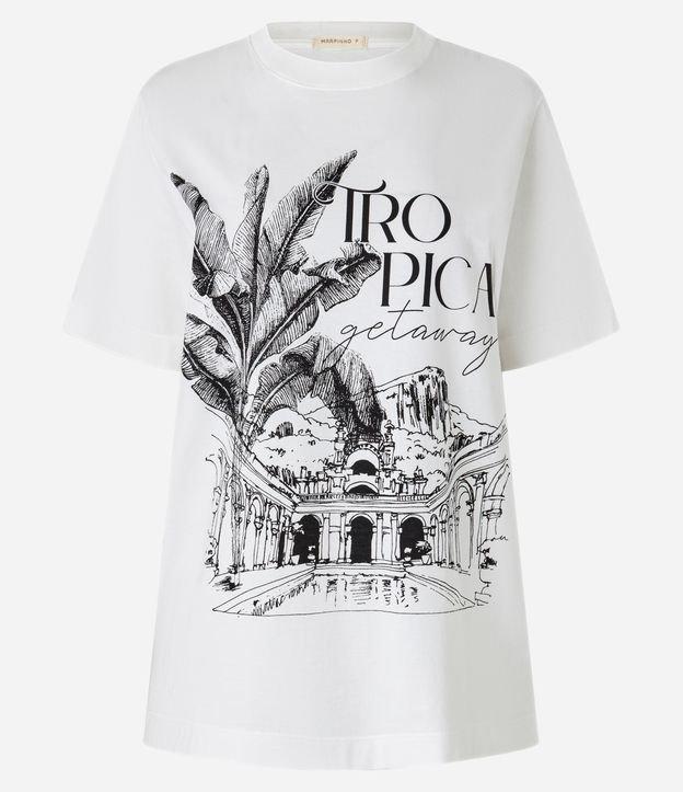 Camiseta em Algodão com Estampa Parque Lage - 1