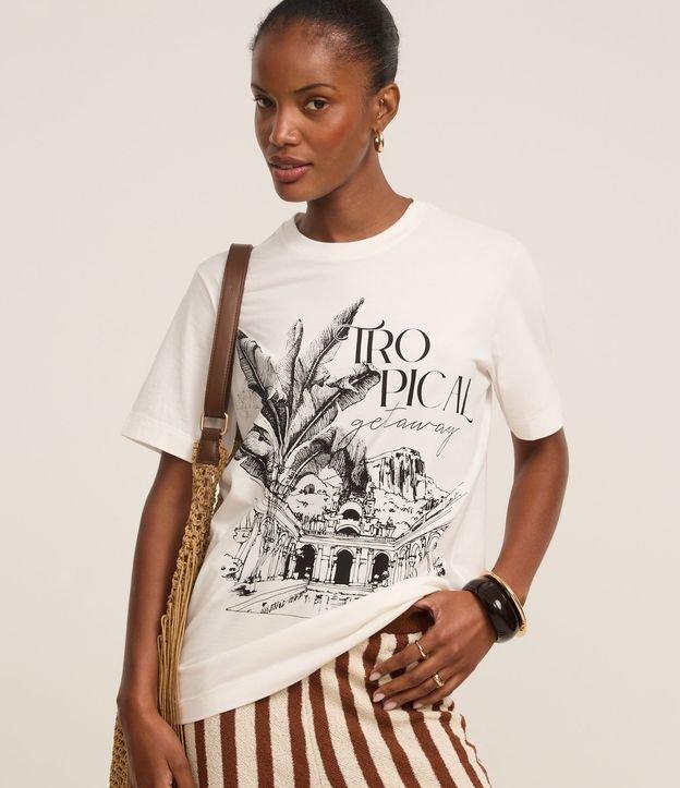 Camiseta em Algodão com Estampa Parque Lage - 2