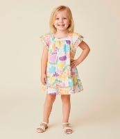 Vestido Infantil com Estampa Floral - Tam 1 a 6 Anos - 2