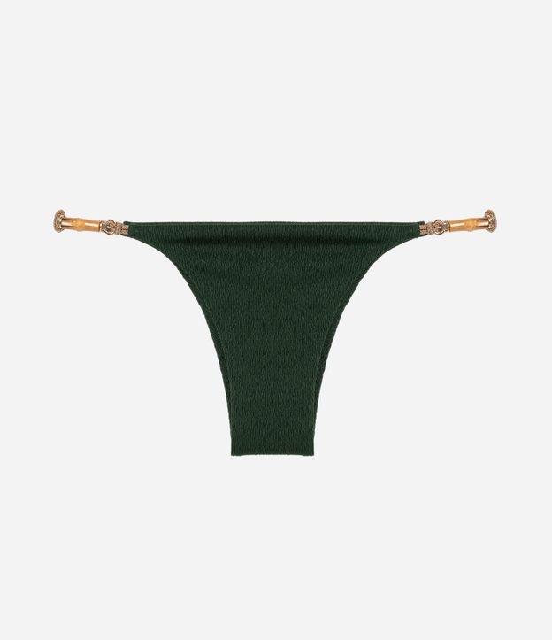 Biquíni Calcinha String em Microfibra com Aviamento de Bambu Natural - 1