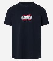 Camiseta Regular em Algodão com Estampa de Gato Skatista - 1