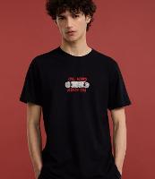 Camiseta Regular em Algodão com Estampa de Gato Skatista - 2