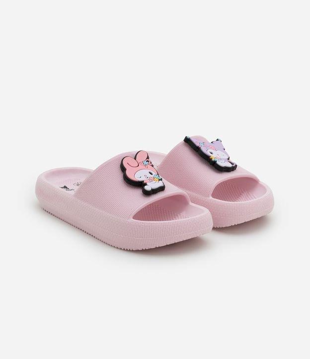 Chinelo Slide Infantil em PVC com Patch Kuromi My Melody - Tam 27 a 34 - 1