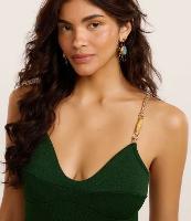 Maiô em Microfibra Texturizada com Alça Elástico e Aviamento de Bambu Natural - 2