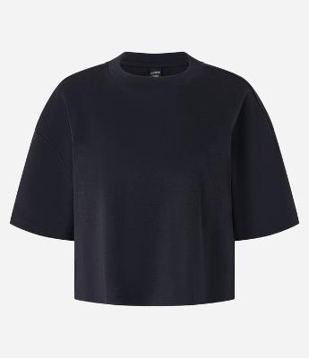 Camiseta Boxy em Algodão Peruano com Manga Ampla