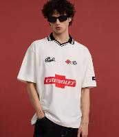 Camisa Polo Boxy em Algodão com Estampa Chevrolet - 1