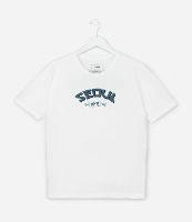 Camiseta Infantil com Lettering Seoul - Tam 5 a 14 Anos - 1