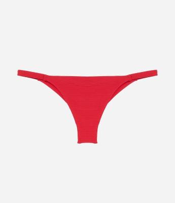 Biquíni Calcinha String em Microfibra Canelada com Efeito Empina Bumbum