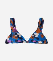 Biquíni Top Cortininha Alongado em Microfibra com Estampa Floral - 1