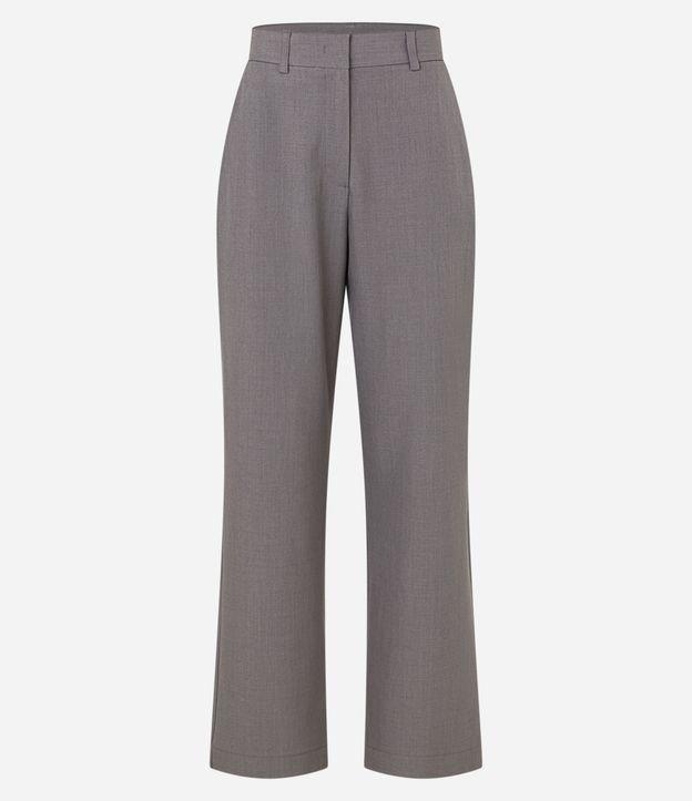 Calça Reta em Alfaiataria com Ganchinho no Cós - 1