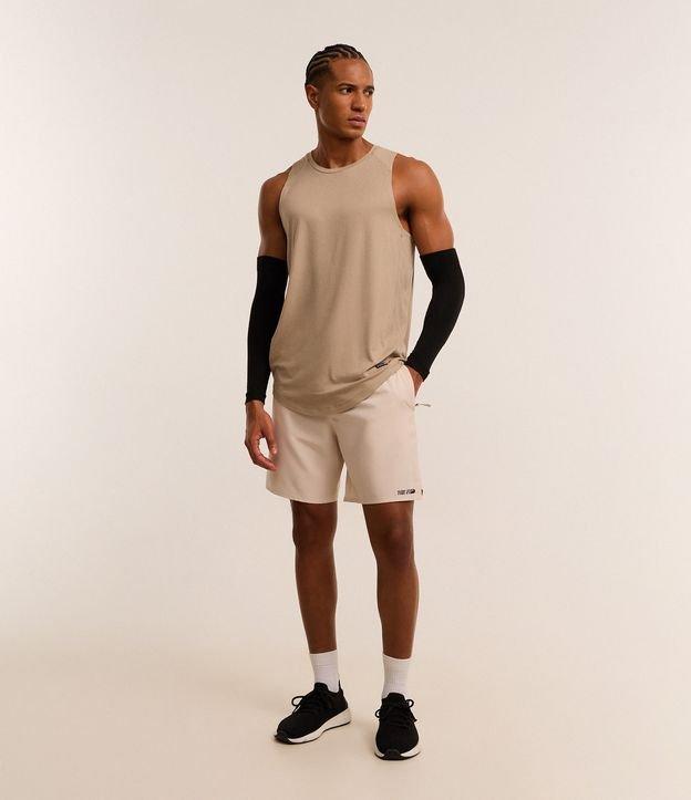 Bermuda Esportiva com Cordão Contrastante e Bolso - 2