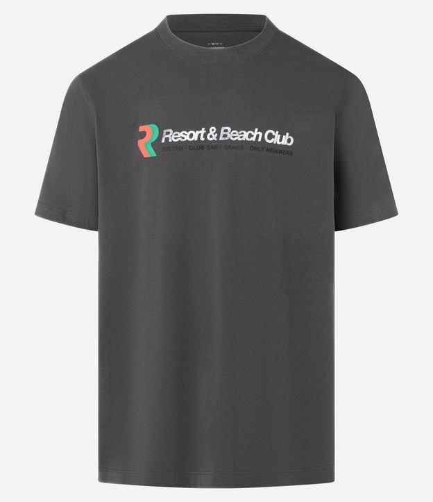 Camiseta Comfort com Estampa Lettering Resort & Beach Club - 1