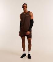 Bermuda Esportiva em Microfibra com Short de Compressão - 2