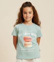 Camiseta Infantil com Estampa Macaron Mood - Tam 7 a 14 Anos - 2