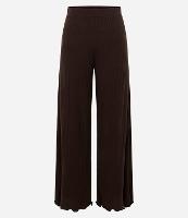 Calça Reta em Ribana com Cintura Média - 1