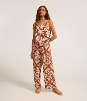 Calça Pantalona em Viscolinho com Estampa Floral - 2