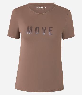 Camiseta Esportiva Texturizada com Estampa Move