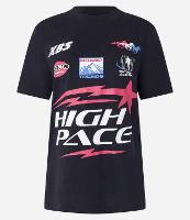 Camiseta Alongada em Algodão com Estampa Frente e Costas High Pace - 1