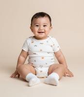 Body Infantil em Ribana com Estampa Bichinhos - Tam 0 a 18 meses - 2