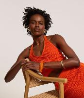 Blusa Frente Única em Tricô com Textura de Ponto Aberto - 2