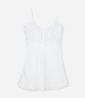 Camisola sem Bojo em Malha com Detalhes em Renda - 1