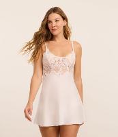 Camisola sem Bojo em Malha com Detalhes em Renda - 2